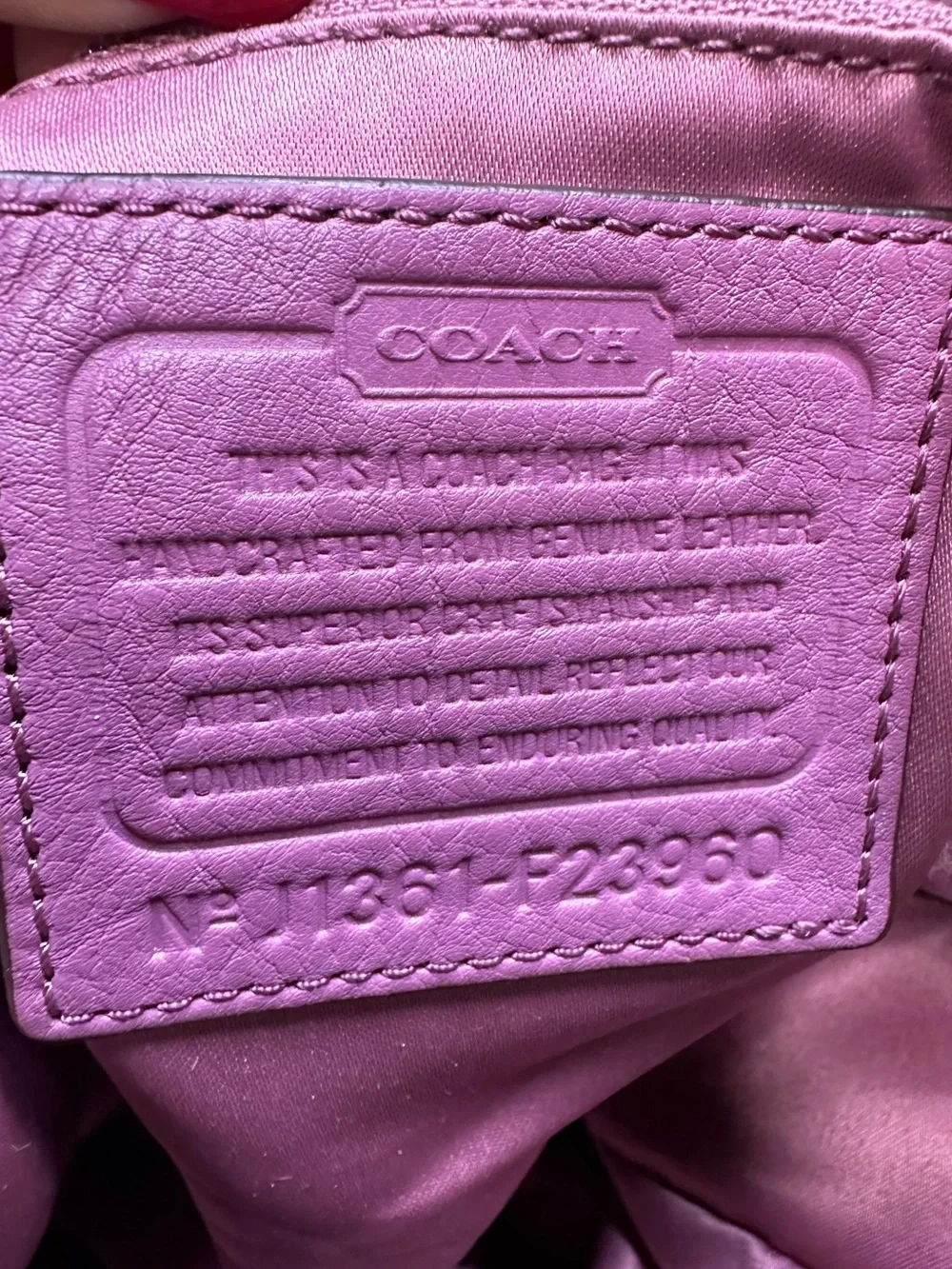 Coach Avery Pebbled Leather Hobo Shoulder Bag